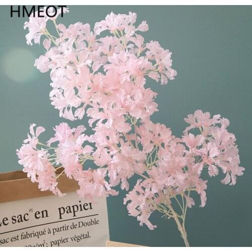 103cm Large Artificial Flowers Cherry Blossom Branch Ceiling Party Wedding Flower Wall Background Layout Home Decor Photo Props