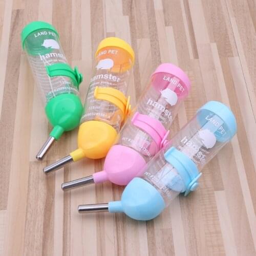 125ml Pet Dog Bird Hamster Hanging Bottle Auto Feeder Rabbit Water Dispenser Hot