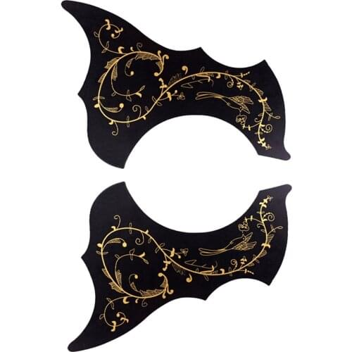 2 X Guitar Pickguard Self-adhesive Pickguard Impact Protection For Acoustic Guitar Western Guitar Concert Guitar
