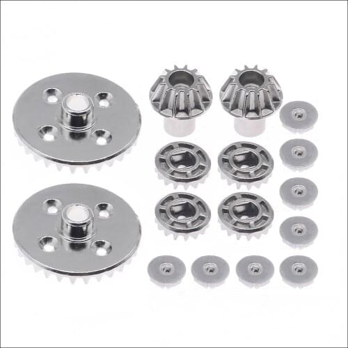 #45 steel front and rear differential gear set for rc hobby model car 1-14 Wltoys 144001 buggy option hop-ups parts