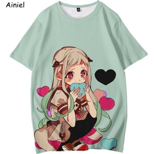 Anime Toilet-Bound Hanako-kun T Shirt Tees Jibaku Shounen Hanako kun Shirt Yugi Cosplay Costume Yugi Nene Yashiro Summer Tops
