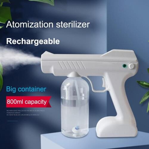Electric Sprayer Ultraviolet Fogger Machine Atomizer Portable Sprayer Gun Nano Blue Ray Atomizer sterilizer uv