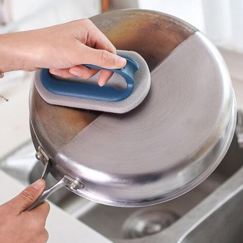 Alumina Emery Sponge Lightweight Comfortable Cleaner Brush Tool Dish Scrub Brush Sponge Cleaning Tools Kitchen Accessories