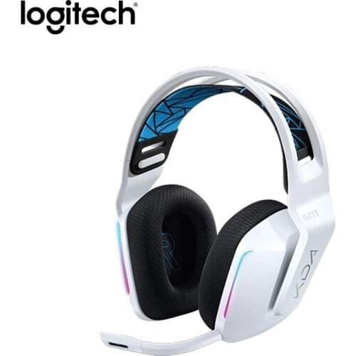Logitech G733 KDA LIGHTSPEED Wireless RGB Gaming Headset DTS X2.0 7.1 Surround Sound Headphone for Computer gamer