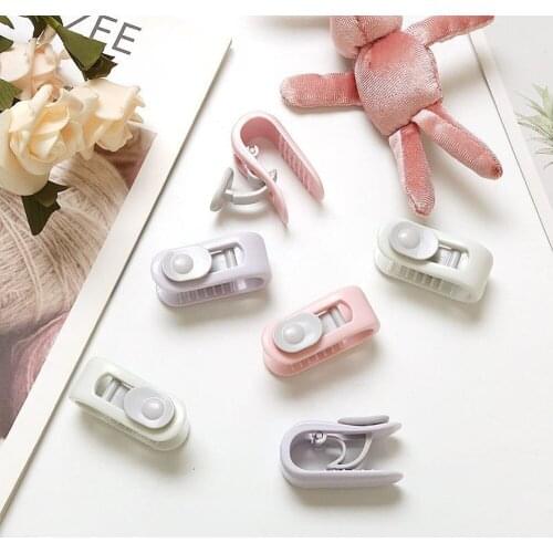 JOYLIVE 6 Pcs/set Non-slip Duvet Quilt Clips Plastic Blankets Fastener Non-slip Bed Cover Duvet Sheet Fixer 2021 Dropshipping