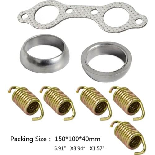 Exhaust Manifold Gasket Spring Rebuild Kit Fit for Sportsman 600 2003-2006 58115 U2JA