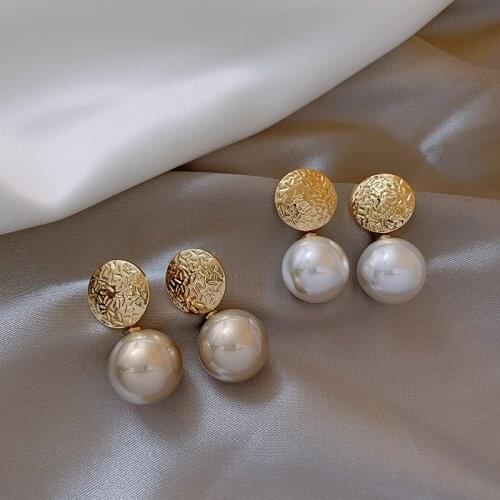 Korean New Pearl Earrings Temperament Fashion Jewelry Brincos Femme Bijoux Gifts