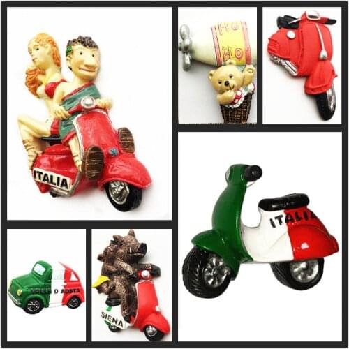 Italy Flavor 3D Refrigerator Magnets Fridge Magnetic Tourist Souvenir Decoration Articles Handicraft Gifts