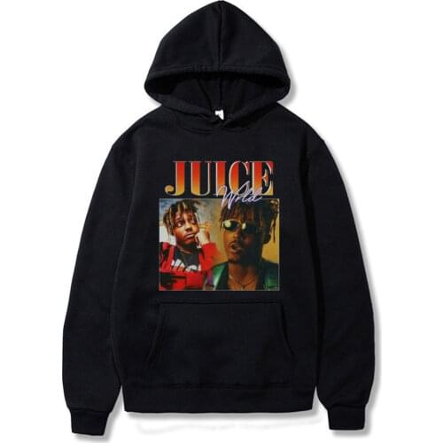 Fashion Juice WRLD Pattern Hoodies Men Hoodie Sweatshirts Harajuku Hip Hop Casual Hoody High Quality Fleece Pullovers Hooded