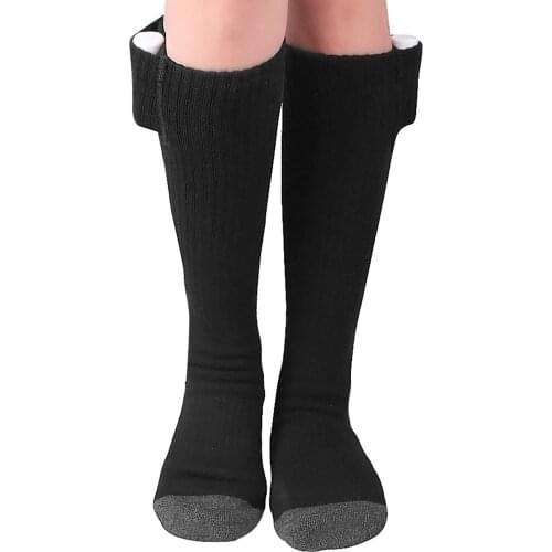 Heated Socks Electric Rechargeable Batteries Socks for Skiing 3 Level Settings