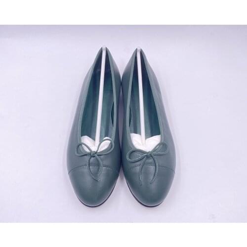 2021 New Fashion Womens Shoes Hot Sell Genuine Leather Flats Luxury Brand Design Ballet Shoes Comfortable Round Toe Shoes