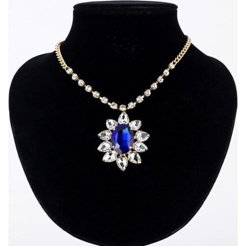 Charming Dress Accessory For Wedding Perfect Party adjustable Necklace Luxury Flower Decoration Choker Necklace For Women N125