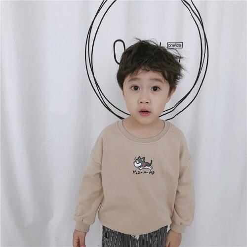 Baby Boys Clothes Childrens Cotton T Shirt Kids Boys and Girls Casual Long Sleeve Top Tees Toddler Boys Letter Print Tee Shirt