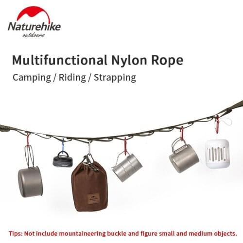 Naturehike Outdoor 2.8m Adjustable Nylon Sling Hanging Rope Safe and Firm Hammock Strap Multifunctional Camping Accessories