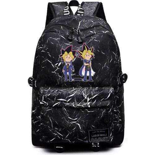 Backpack Anime Duel Monsters Schoolbag Teenger Casual High Quality Packsack Mochila Unisex Student Travel Laptop Bag