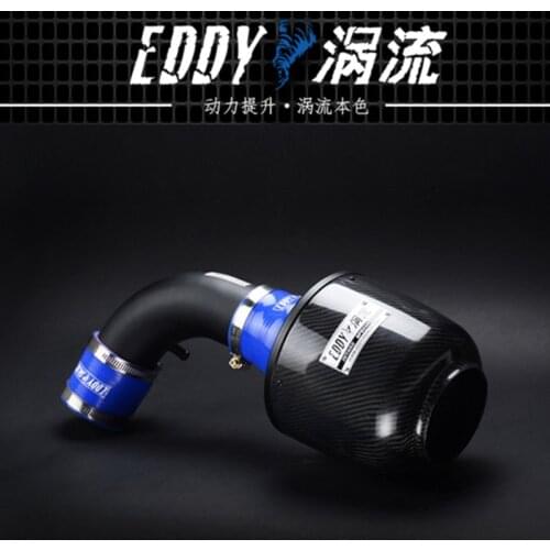 EDDY Intake System Air Intake Pipe & Carbon Fiber Air Filter for Honda Fit GK5 1.5L 2014 2015 2016 2017 2018 Car Engine Parts