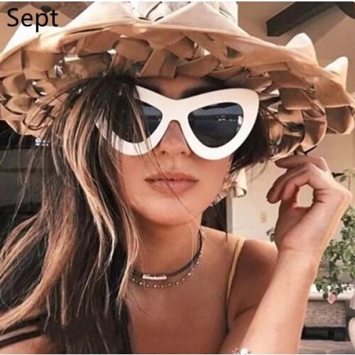 Cat Eye Sunglasses Elegant Woman Retro Butterfly Sun glasses Colorful Gradient Lens Eyewear Fashion Women Sunglasses UV400