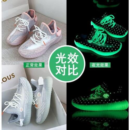 2021 Summer Luminous Fluorescence Girl Student Casual Sports Run Shoes Breathable Casual woman shoes Party Dance Perform