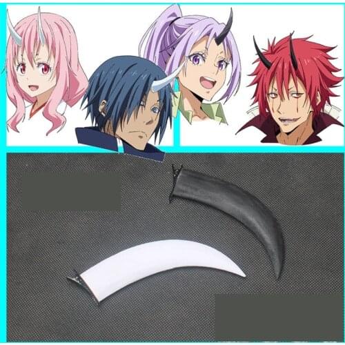 Tensei Shitara Slime Datta Ken Benimaru Shuna Shion Souei Cosplay Headwear Horn Hairpins That Time I Got Reincarnated as A Slime