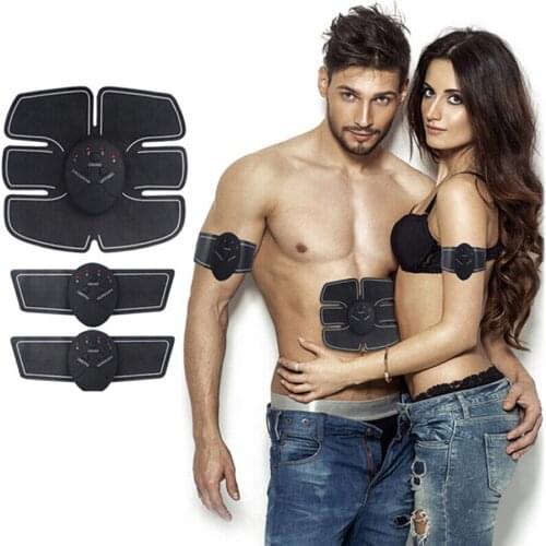 Ems Abdominal Muscle Trainer Slimming Fat Burning Massage Simulator Fitness Training Apparatus Workout Hip Muscle Stimulator Bel