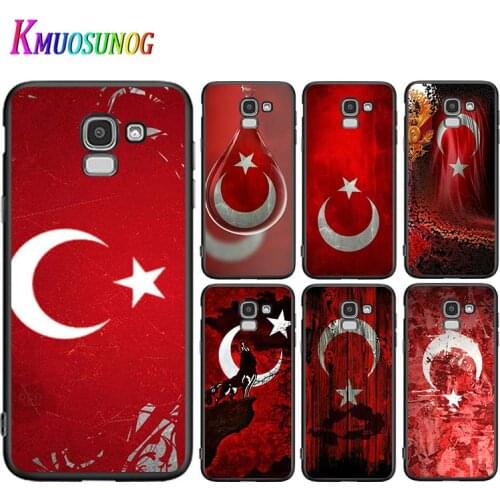 Turkey Turkish Flag For Samsung Galaxy J2 J3 J4 Core J5 J6 J7 J8 Prime duo Plus 2018 2017 2016 Silicone Phone Case