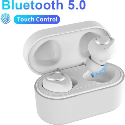 KINGSTAR Bluetooth Earphones V5.0 TWS Wireless Earbuds Stereo Earphone Sport Wireless Headset for Android IOS with Microphone
