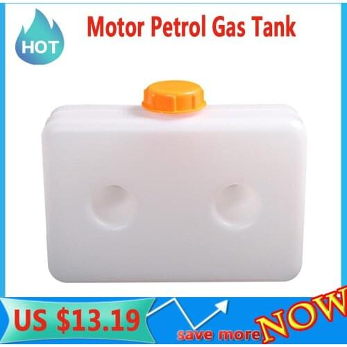 Universal 5L Plastic Fuel Tank Motor Petrol Gas Tank Leakproof Corrosion Resistance Heater Tank With 2 Holes 11.42*7.87*3.15in