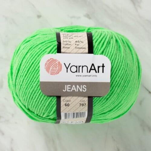 Yarnart Jeans 60 Yarn %55 Cotton - %45 Poly Acr 50g-160m Cardigan Sweater Shawl Blouse Home Textile Amigurumi Crochet Knitting