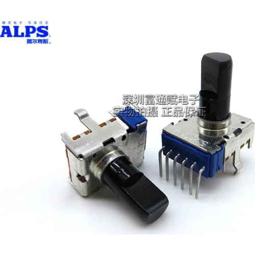 Japan ALPS imported double volume rotating 12 type potentiometer dual 6 foot B20K potentiometer switch