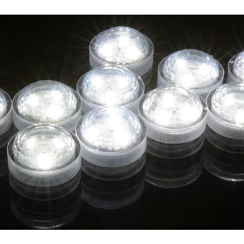 3smd Dome led tealigt submersible candle lamp waterproof Wedding/Christmas/Valentine party table centerpiece decor aquarium lamp