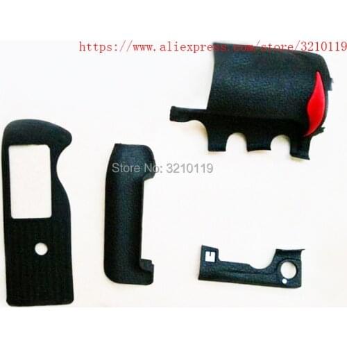 Free Shipping A Set of 4PCS New original Bady rubber (Grip+left side+front shell+bottom) repair parts For Nikon D3 D3s D3x SLR