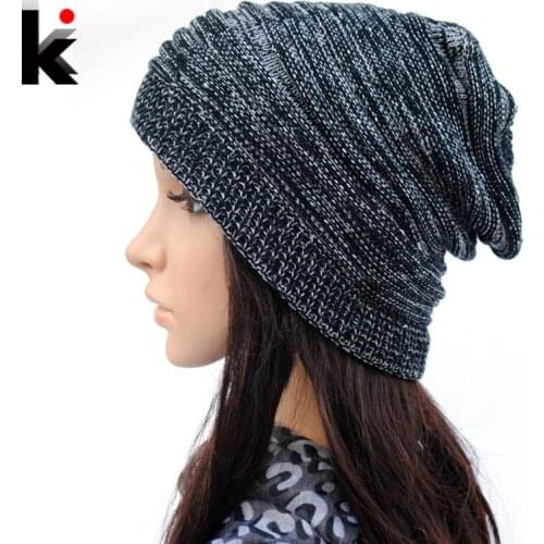 Free shopping 2018 autumn and winter millinery knitted hat male knitted turban hat pocket beanie hats for man