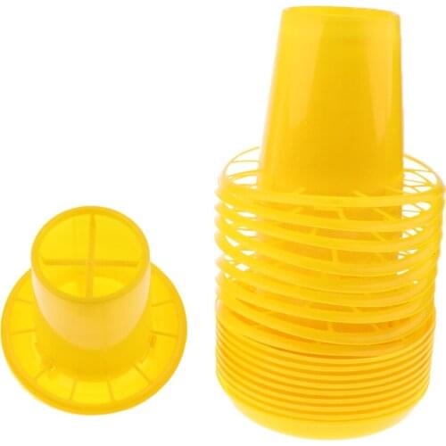 10PCS Auto Chicken Feeder Food Bowl Birds Waterer Backyard Farming Tools