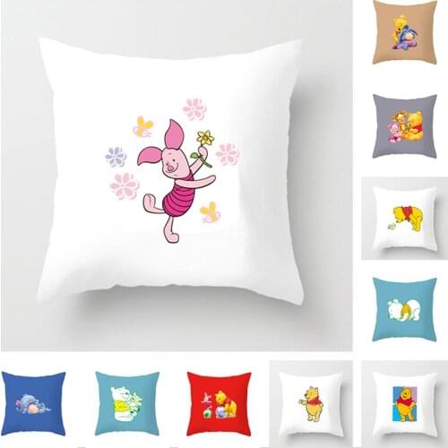 Disney Winnie the Pooh Series Tigger Home decoration pillow case sofa Seat bedroom Upholstered cover for home decoration