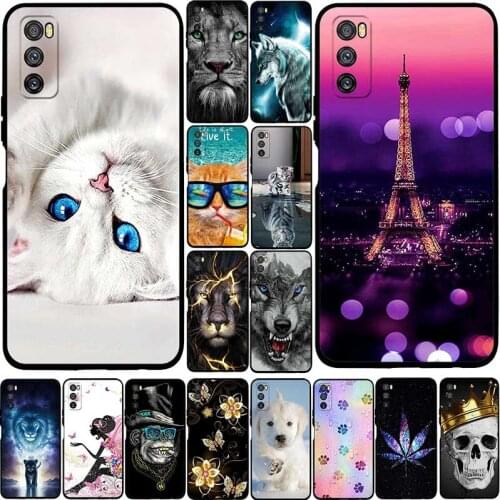 For Huawei Enjoy Z 5G Case Silicone Soft TPU Back Cover Phone Cases For Huawei Enjoy Z 5G Cover Cute Anime Animal Lion Bumper