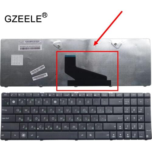 GZEELE Russian RU laptop Keyboard for Asus X73BR X73BY X73T X73TA X73TK black