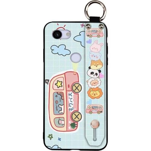 Cartoon Cute Phone Case For Google Pixel 3A/Pixel 3 Lite Original Fashion Anime Black Case Anti-dust