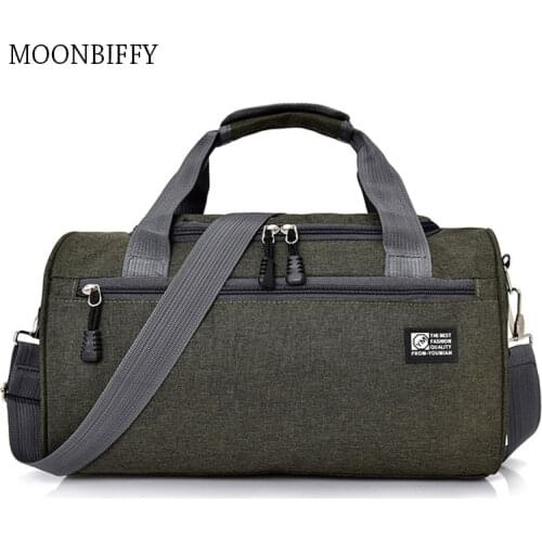 Men Travel Sport Bags Light Luggage Business Cylinder Handbag Women Outdoor Duffel Weekend Crossbody Shoulder Bag Pack