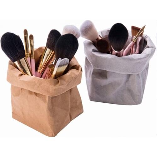 Nordic Style Cosmetic Collection Bag Cosmetic Brushes Holder Bag Organizer Storage Pouch Makeup Tools