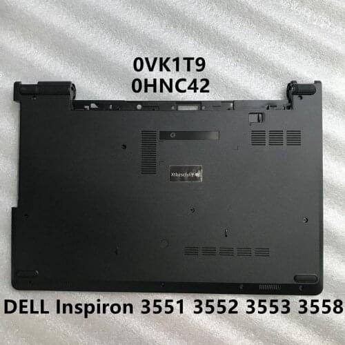 New For DELL Inspiron 15 3000 3552 3551 3553 3558 Lower cover bottom shell laptop D shell with 0HNC42 HNC42 0VK1T9 VK1T9