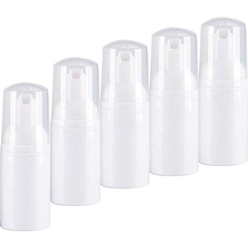 7pcs 30ml Foam Dispenser Bottle Plastic BPA Free Refillable Foaming Soap Dispenser Pump Bottles for Travel