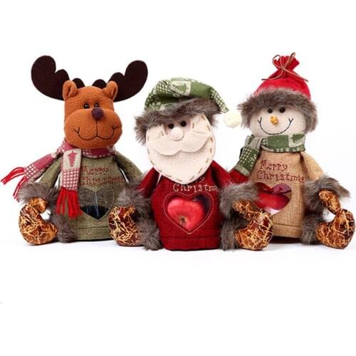 Christmas Gift Bags Apply Package Bag Xmas Gift Decor Christmas Tree Candy Gift Bag for Friend Festival Party Decoration