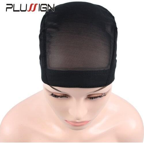 3Pcs/Lot Spandex Dome Cap Wig Caps For Black Women Wig Weaving Cap Smooth Silk Swimming Cap Breathable Soft With Elastic Band