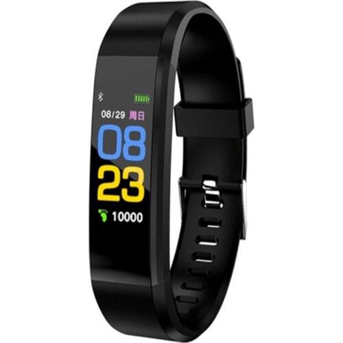 115plus Smart Band Waterproof Blood Pressure Color OLED display Smart Bracelet Band Wristband Fitness Tracker Heart Rate Monitor