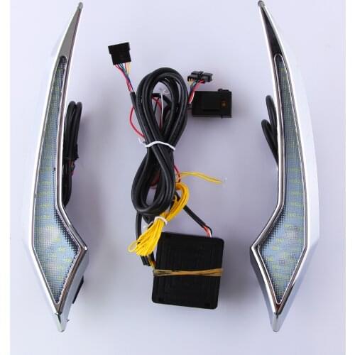 LED DRL Daytime Running Light for 2019-2021 Toyota Corolla Driving Lights with TurnSignal Lamp Car accessories