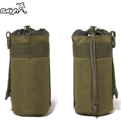 Balight 500ML Water Bottle Pouch Tactical Molle Kettle Pouch Pocket Water Bottle Holder Army Gear Bag TX005