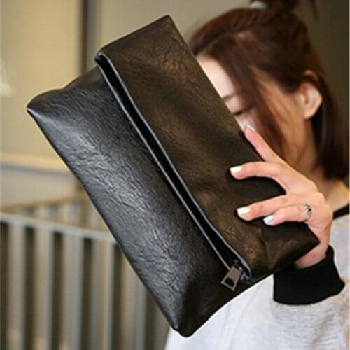 Tidog Korean version of the vintage lady fashion large-capacity clutch bag