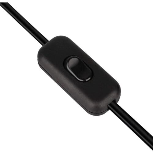 Light Switch AC 0-250V 6A Inline ON/OFF Table Desk Cord Switches For LED control Cable Lamp Lighting Rocker Tool Toggle Q4U6