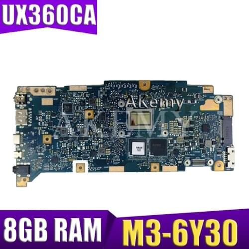XinKaidi UX360CA M3-6Y30 CPU 8GB RAM mainboard For ASUS UX360C UX360CA Laptop motherboard Tested Working 90NB0BA0-R00020