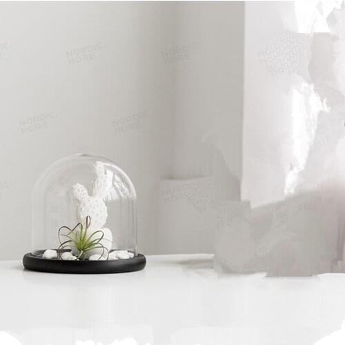 18*22cm Black Base Glass Dome Home Decoration Diameter=18cm Height=22cm Glass Dome Friend Gift Wedding Decoration